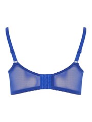 Yours Curve Blue Stretch Lace Underwired Bra - Image 6 of 6