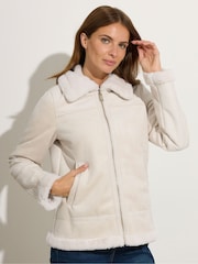 M&Co Black Single Breasted Aviator Jackets - Image 1 of 6