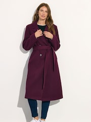 أحمر - M&Co Wrap Coat - صورة 1 من 5