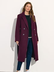أحمر - M&Co Wrap Coat - صورة 2 من 5
