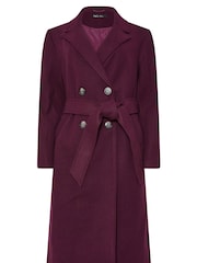 أحمر - M&Co Wrap Coat - صورة 5 من 5