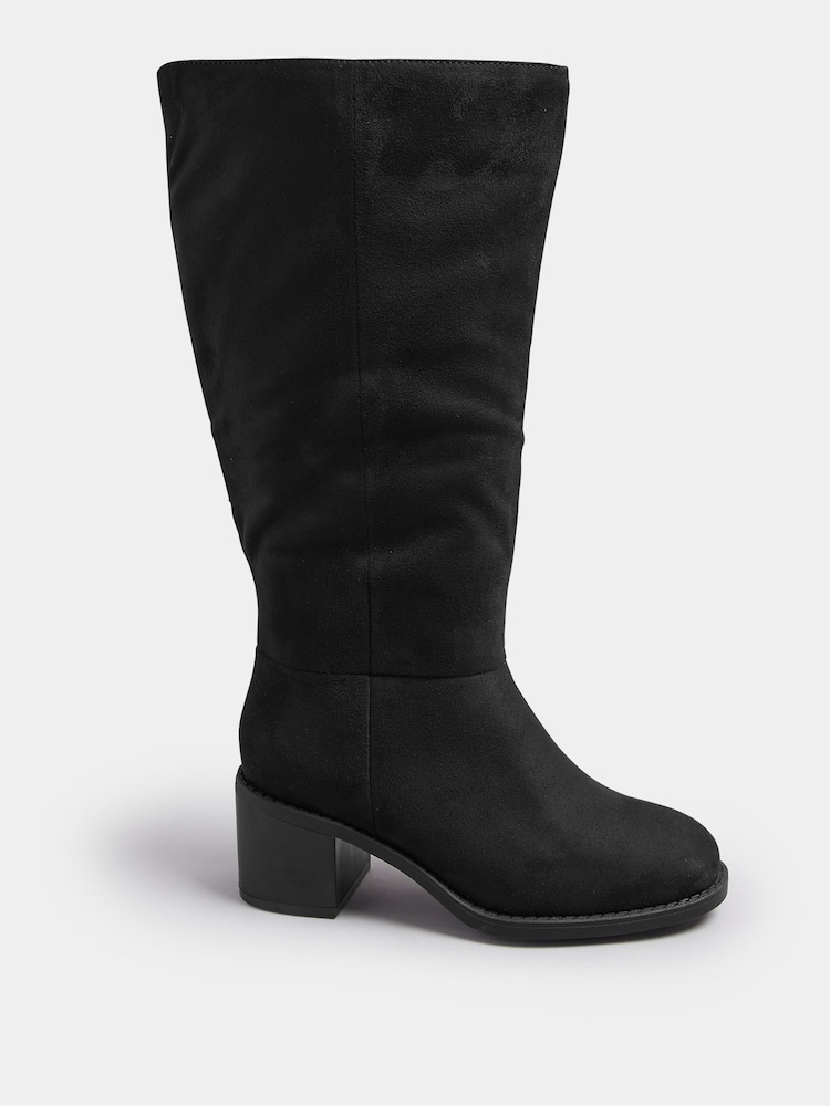 Yours Curve Block Heel Knee High Boots - Bild 4 von 4