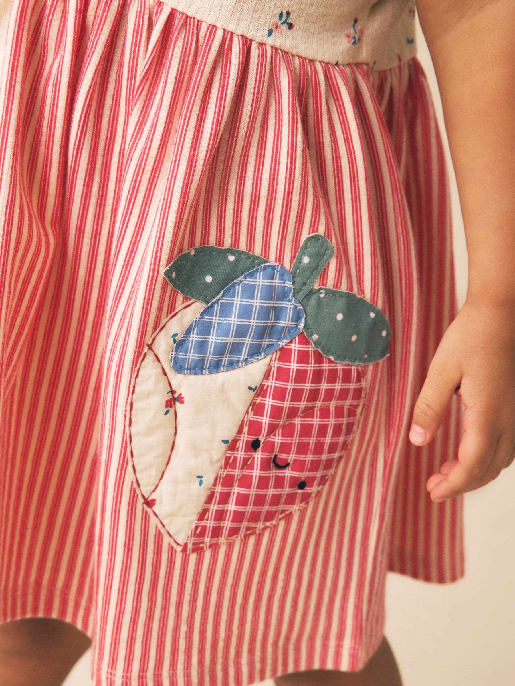 Buy Patchwork Strawberry Jersey Dress (3mths-7yrs) from Next USA