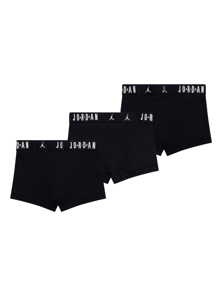 Jordan Black 3 Pack Cotton Trunks - Image 2 of 7