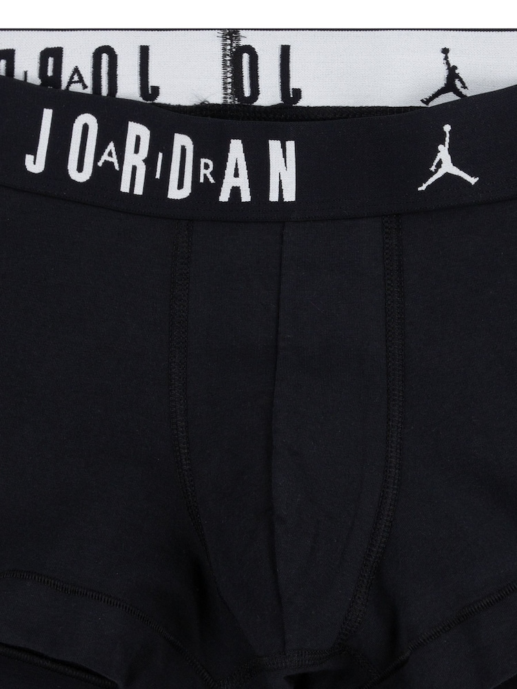 Jordan Black 3 Pack Cotton Trunks - Image 7 of 7