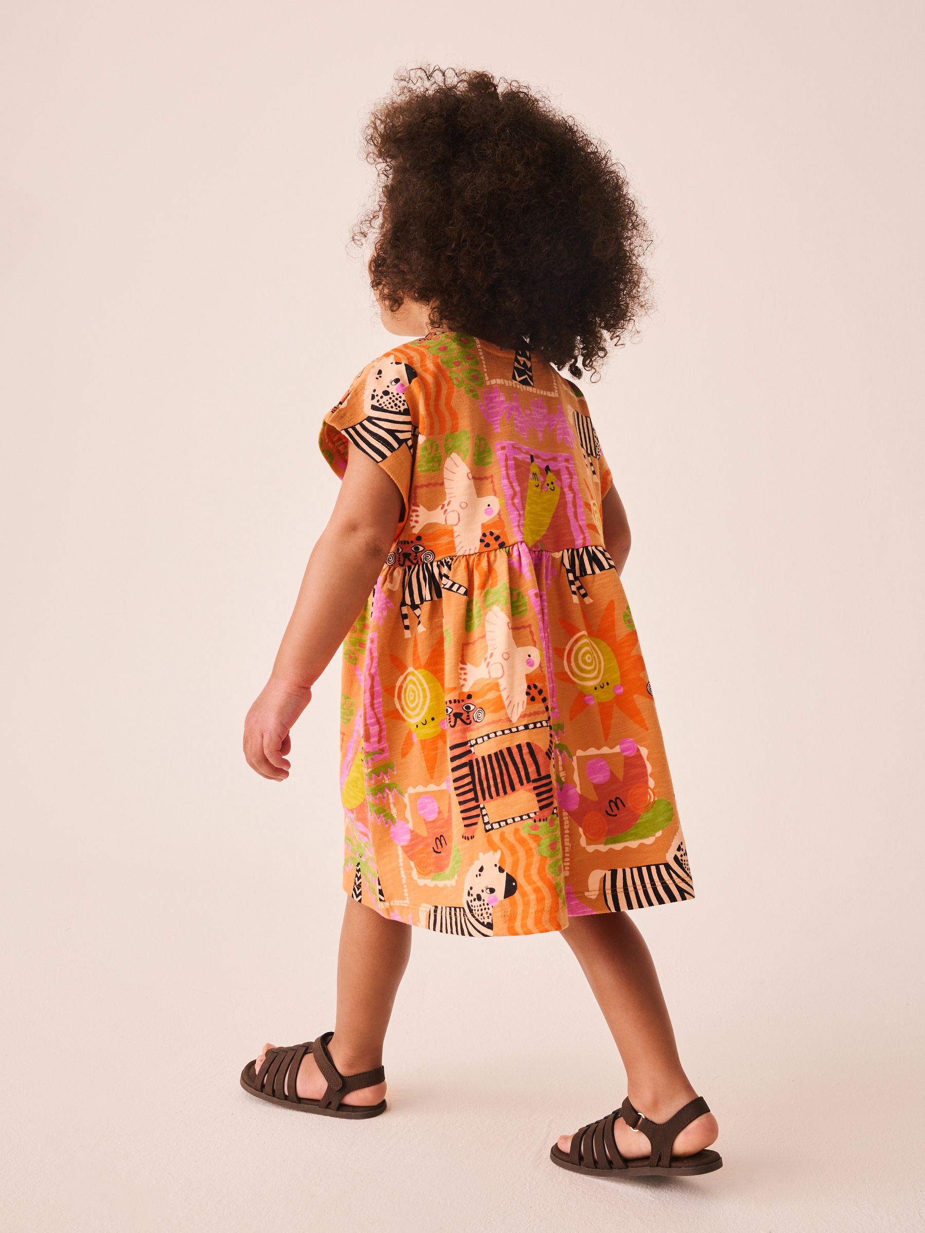 Buy Orange Zebra Jersey Dress (3mths-7yrs) from Next USA