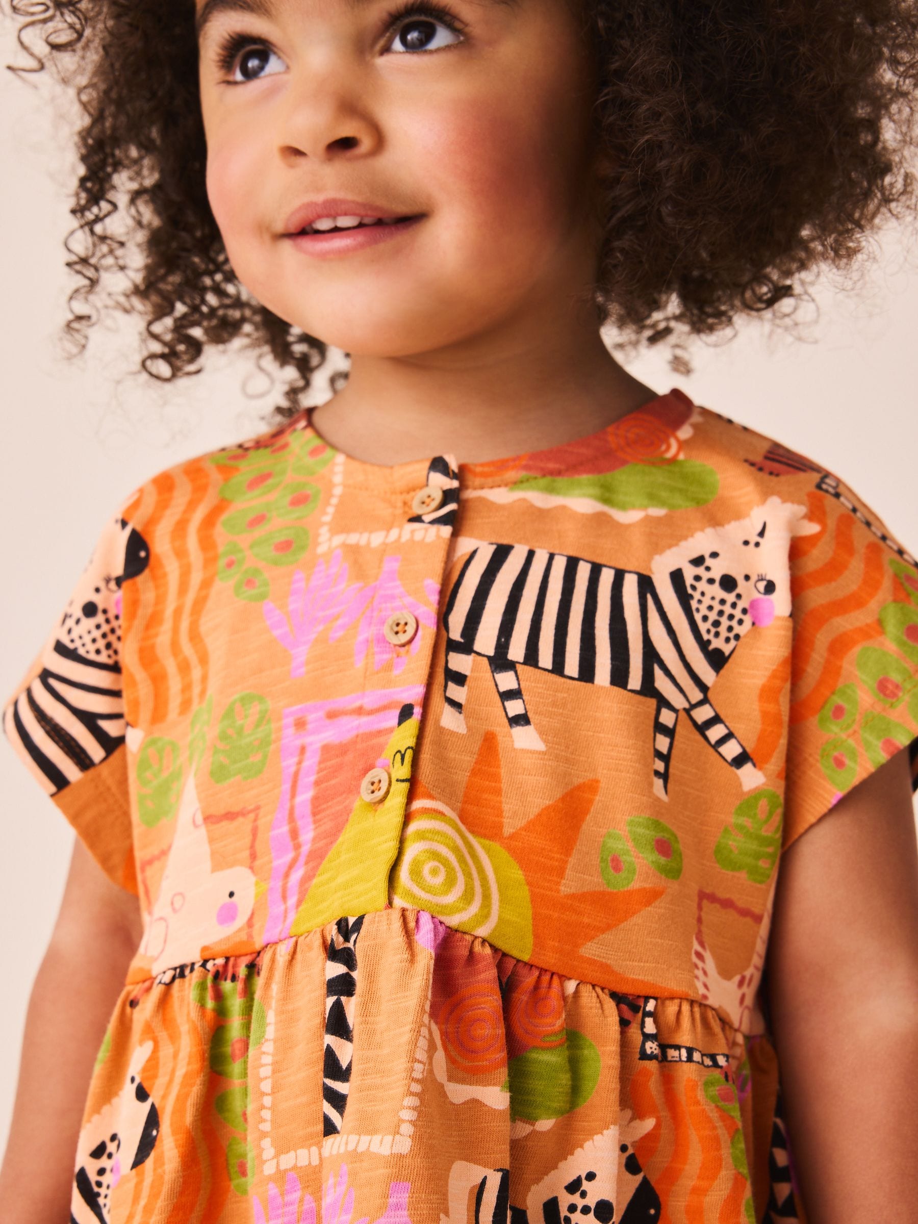 Buy Orange Zebra Jersey Dress (3mths-7yrs) from Next USA