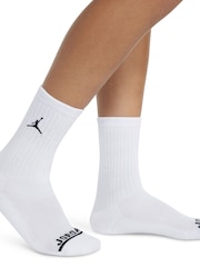 Jordan Legend Crew White Socks 6 Pack - Image 8 of 16