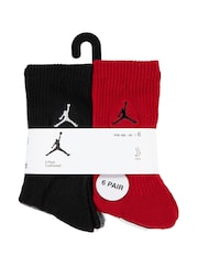 Jordan Gym Redblack Everyday Essentials Crew Socks 6 Pack - Image 3 of 4
