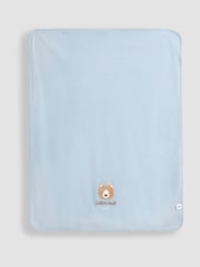 JoJo Maman Bébé Bear Cub Personalised Jersey Shawl - Image 1 of 3