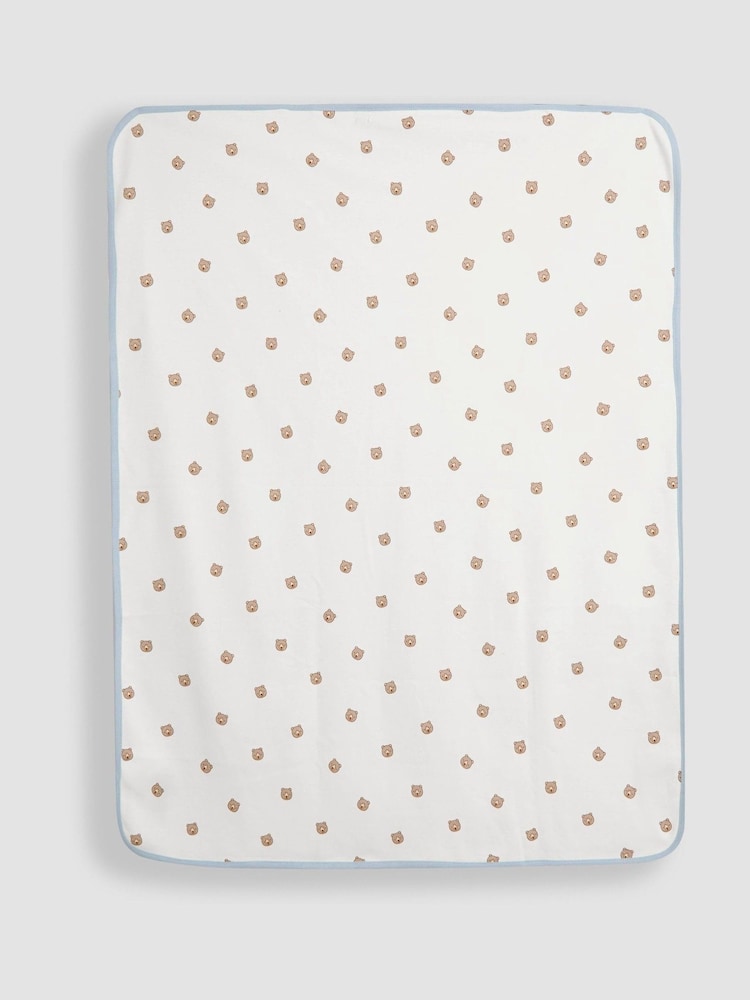 JoJo Maman Bébé Bear Cub Personalised Jersey Shawl - Image 3 of 3