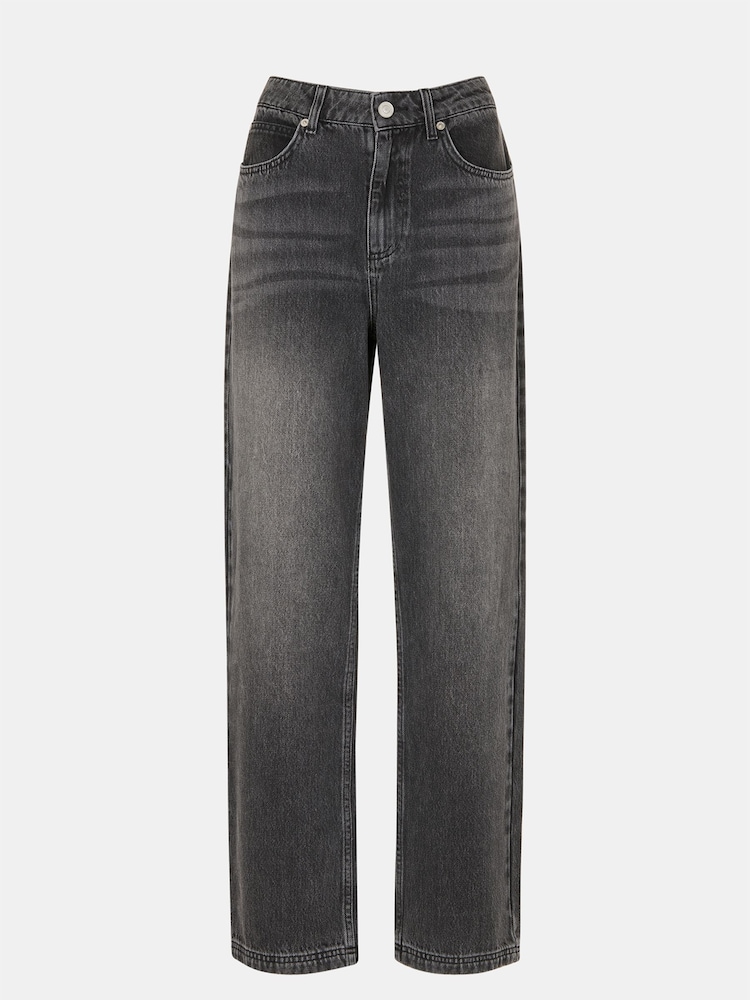 Whistles Grey Authentic Column Leg Jeans - Image 5 of 5 Whistles Grey Authentic Column Leg Jeans - Image 5 of 5