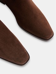 Whistles Brown Suede Clean Western Boots - Image 4 of 4