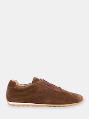 Whistles Brown Soft Suede Unlined Sneakers - Image 2 of 4