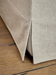 Tweedy Plain Light Natural Winslow Corner Storage Dining Bench - Image 6 of 13