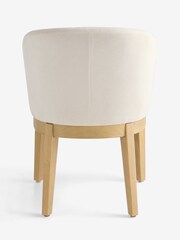 Set of 2 Soft Twill Oyster Hartwell Dining Chairs - Image 7 of 8