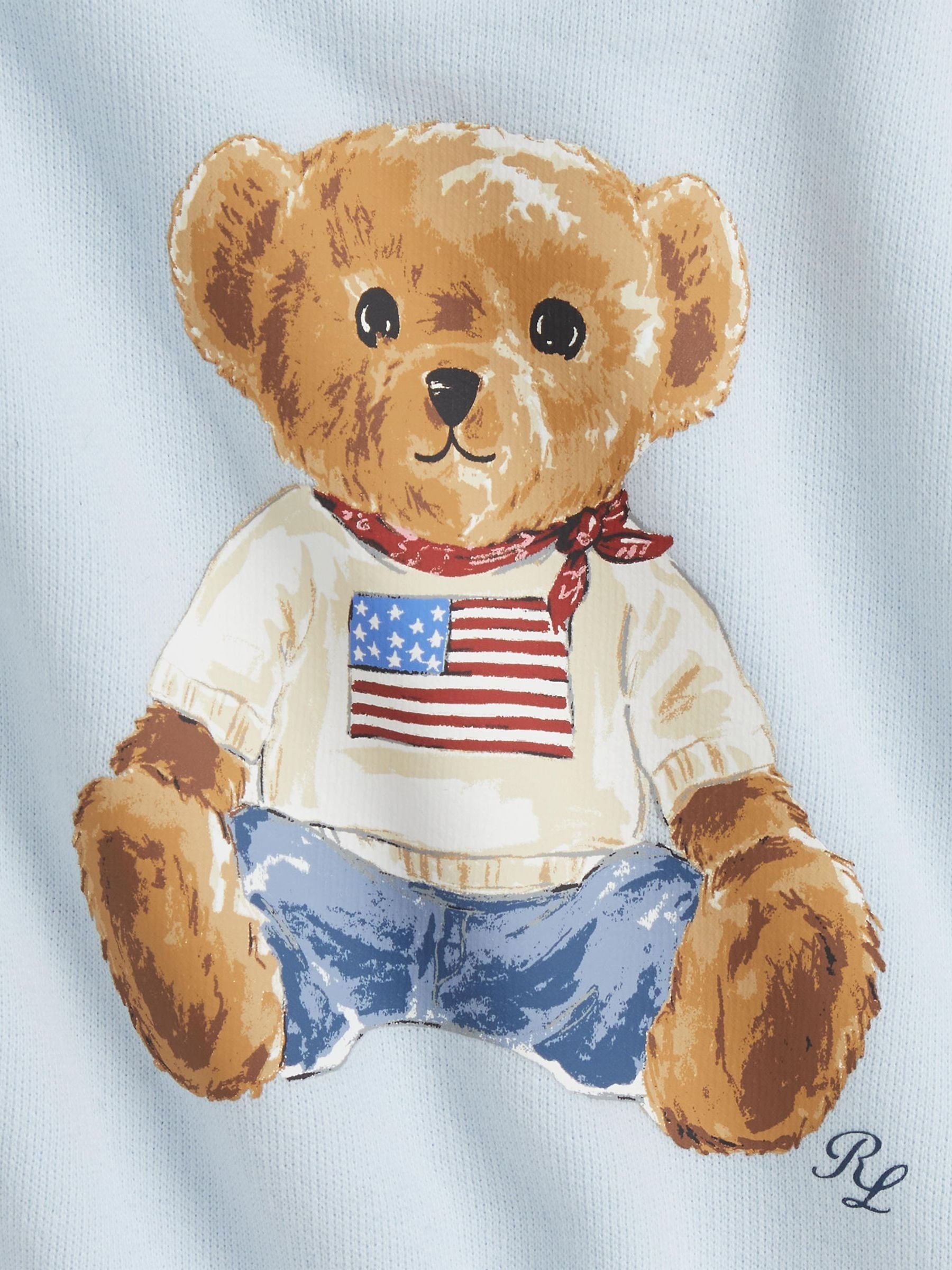 ポロ　ラルフローレン ポロベア Buy Polo Ralph Lauren Blue Baby Bear Graphic Jersey Sweatshirt