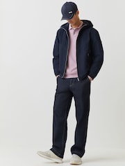 BOSS Purple Asac Knitted Polo Shirt - Image 2 of 4