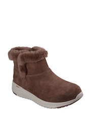 Skechers Brown On The GO Stellar Cozy Step Shoes - Image 1 of 3