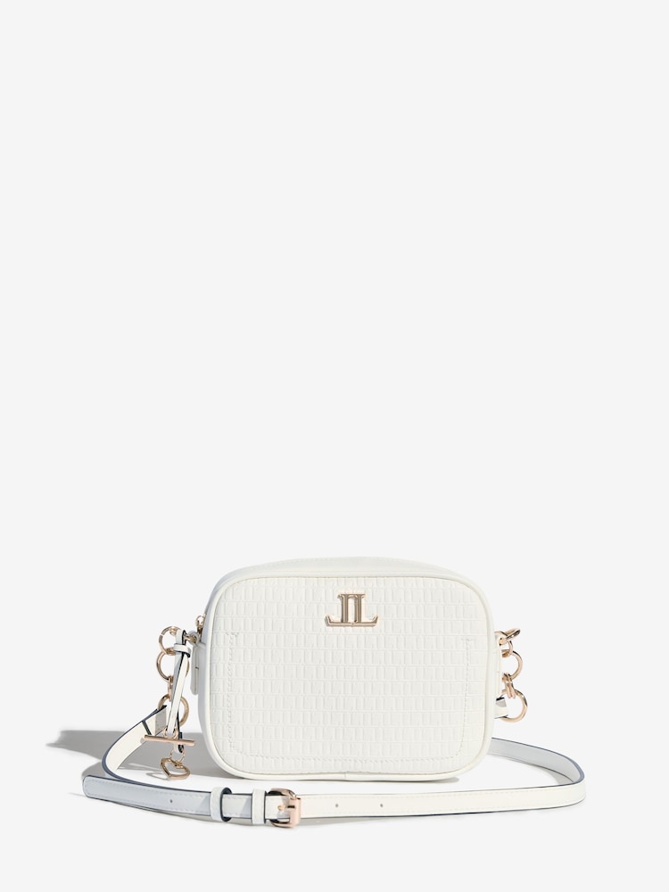 Lipsy White Boxy Crossbody Bag - Image 1 of 5 Lipsy White Boxy Crossbody Bag - Image 1 of 5