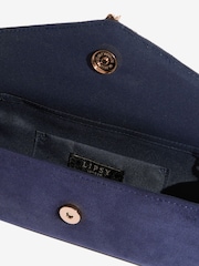 Navy Floral Trim - Lipsy Clutch Bag - Imagen 6 de 7