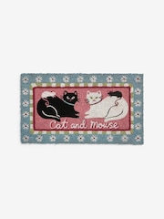 Cath Kidston Cat and Mouse Slogan Doormat - Image 4 of 7