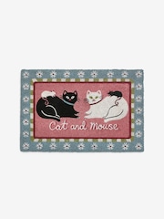 Cath Kidston Cat and Mouse Slogan Doormat - Image 5 of 7