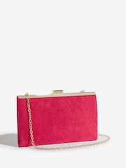 Red Suedette - Bolso cartera para ocasiones especiales de Friends Like These - Imagen 4 de 7