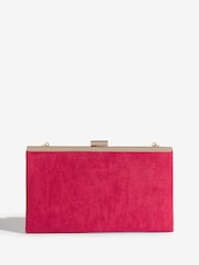 Red Suedette - Bolso cartera para ocasiones especiales de Friends Like These - Imagen 5 de 7