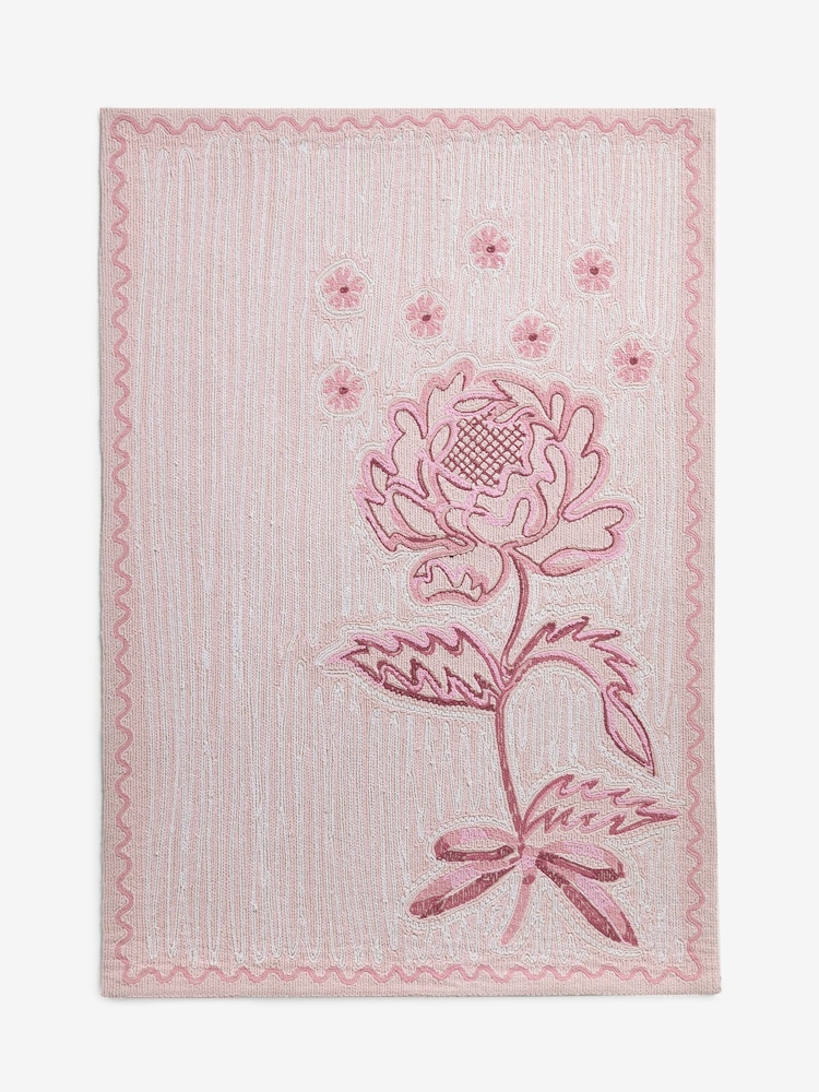 Cath Kidston Pink Spitalfields Rose Rug - Image 2 of 5