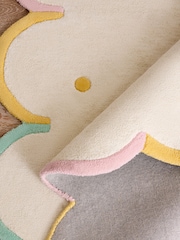 JoJo Maman Bébé Multi Polka Dot Scallop Cotton Tufted Rug - Image 4 of 5