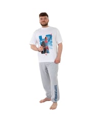 Character White DC Comics Superman Short Sleeve Pyjamas - Image 1 of 3