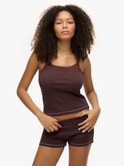 Superdry Red Athletic Essential Stripe Cami - Image 1 of 5