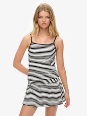 Superdry Blue Athletic Essential Stripe Cami - Image 1 of 6