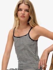 Superdry Blue Athletic Essential Stripe Cami - Image 3 of 6