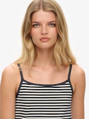 Superdry Blue Athletic Essential Stripe Cami - Image 4 of 6