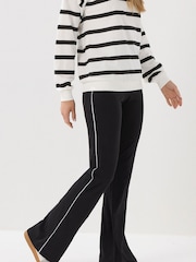 Long Tall Sally Side Stripe Flare Leggings - صورة 1 من 5