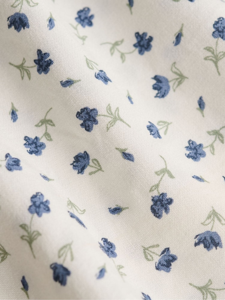 Blanco - Superdry Cotton Ditsy Print Cami Top - Imagen 7 de 7