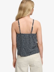 Superdry Navy Cotton Ditsy Print Cami Top - Image 2 of 7