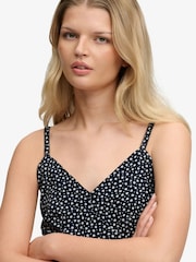 Superdry Navy Cotton Ditsy Print Cami Top - Image 3 of 7