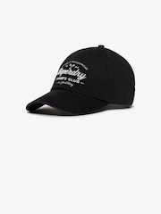 Superdry Black Vintage Club Baseball Cap - Image 2 of 2