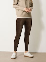 Long Tall Sally Brown Cord Leggings - Image 2 of 5