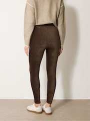 Long Tall Sally Brown Cord Leggings - Image 3 of 5