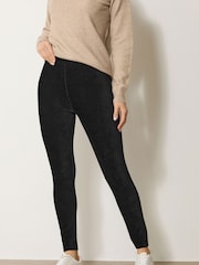Long Tall Sally Black Cord Leggings - Image 2 of 5