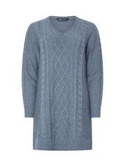 Blusa túnica com decote em V M&Co - Imagem 5 de 5
