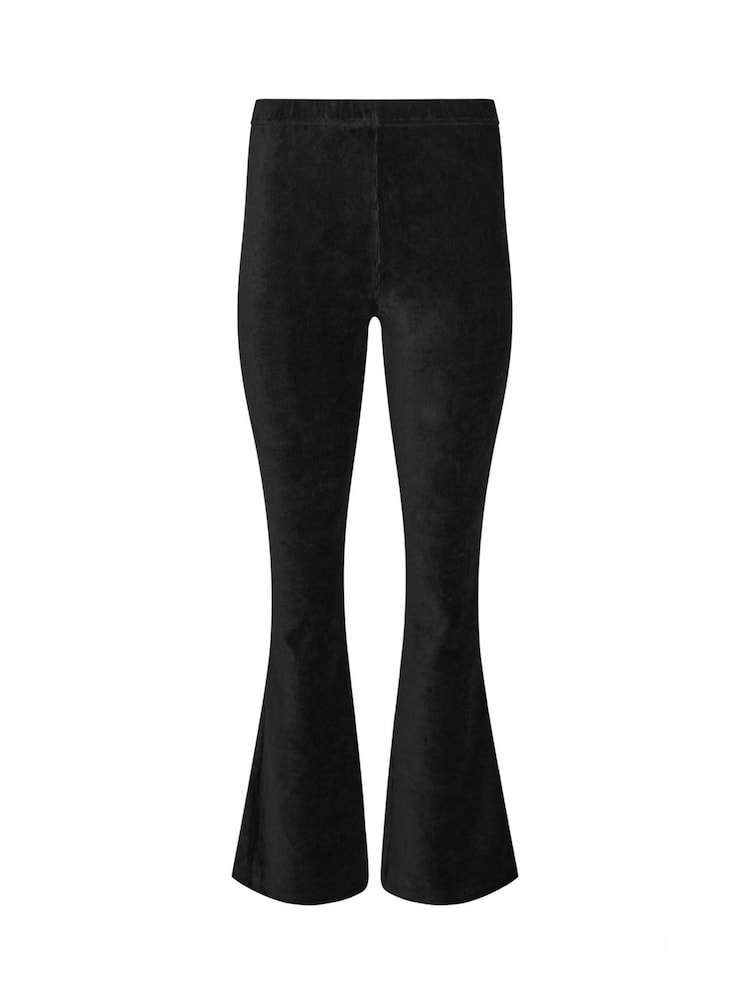 M&Co Black Petite Cord Kickflare Trousers - Image 5 of 5 M&Co Black Petite Cord Kickflare Trousers - Image 5 of 5