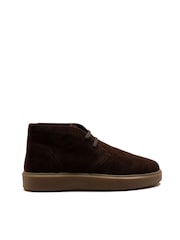Off The Hook Brown Jethro Suede Leather Casual Lace-Up Chukka Boots - Image 2 of 6