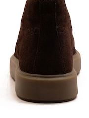 Off The Hook Brown Jethro Suede Leather Casual Lace-Up Chukka Boots - Image 5 of 6
