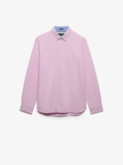 Superdry Pink Essentials Oxford Shirt - Image 6 of 7