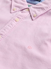 Superdry Pink Essentials Oxford Shirt - Image 7 of 7